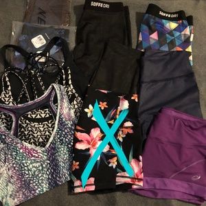 9 pieces workout bundle! Fabletics/VSX/Asics/etc
